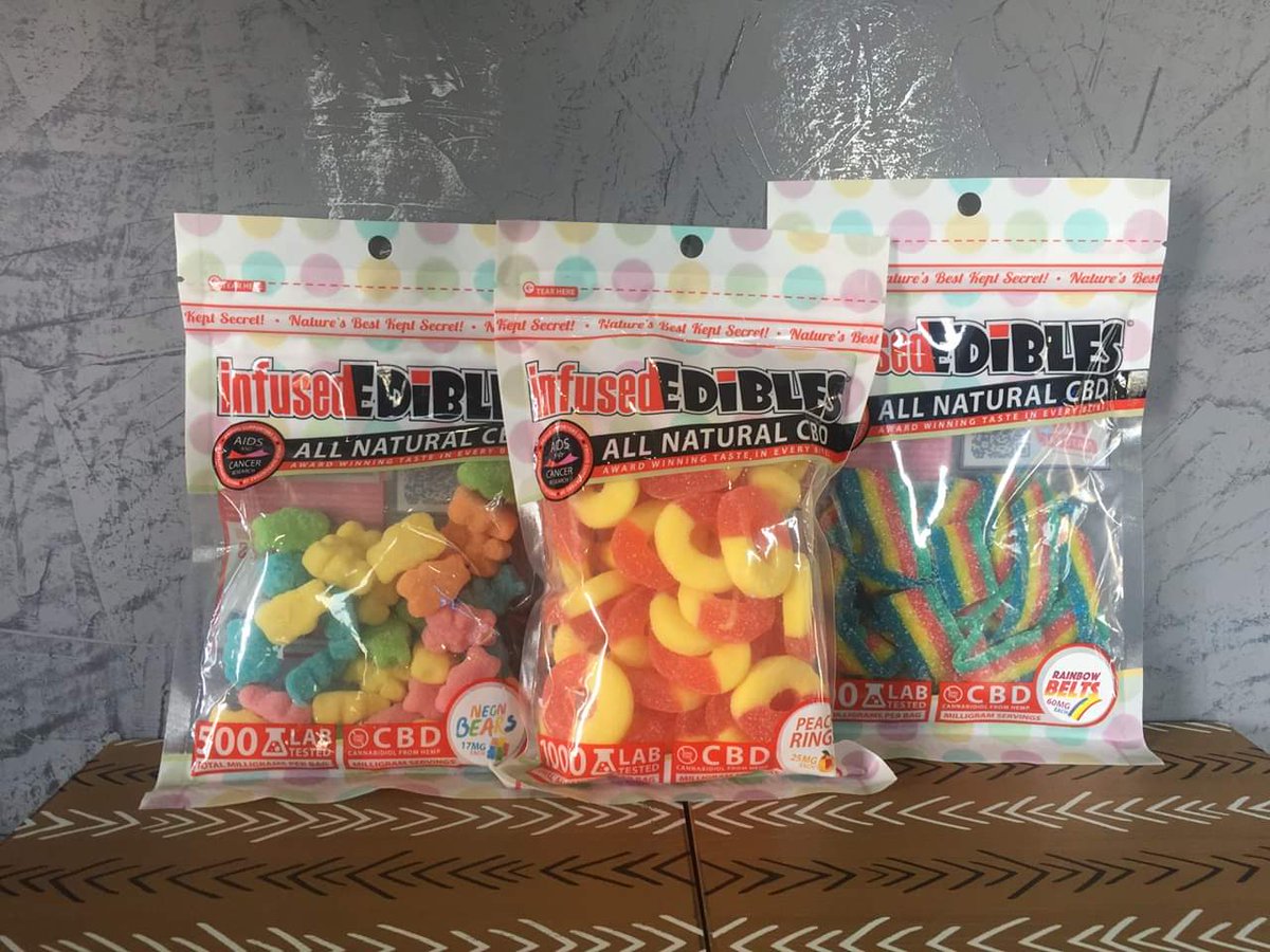 Infused_Edibles's tweet photo. Whats your favorite? Comment below!

#cannabis #hemp #CBD #Edibles #mmj #420 #marijuana https://t.co/iUeTUP8CMm