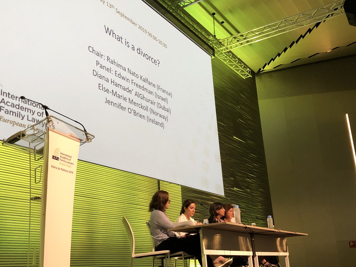 Just back from a wonderful conference with <a href="/IAFL_FamLaw/">IAFL</a> in Palma. I was so flattered to be asked to chair the education programme and thank you to all who contributed to it.