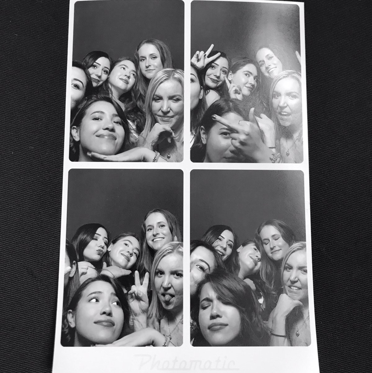 We really used a lotta photobooths these last few days huh?