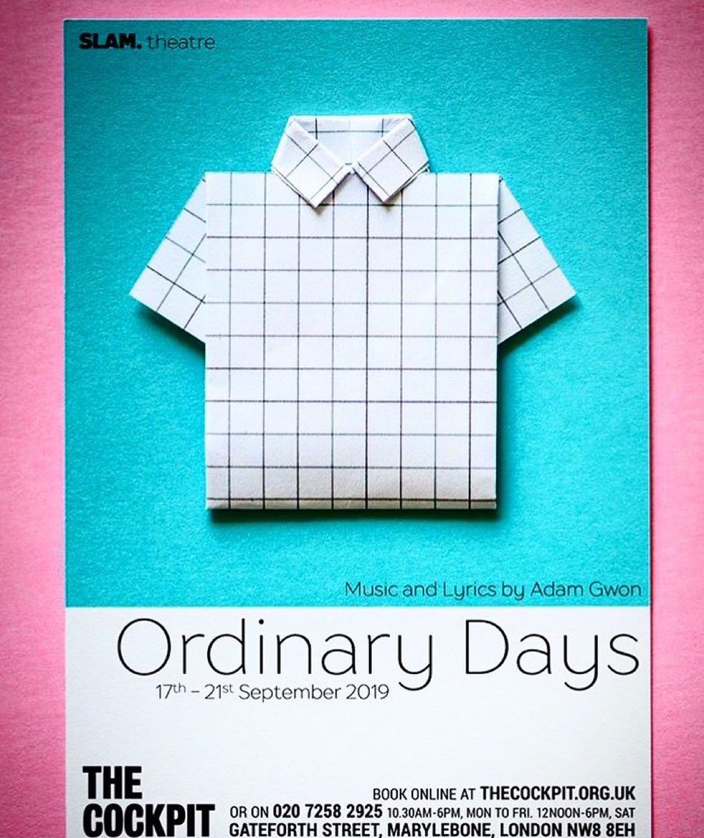 Good Luck to <a href="/bettynvjones/">Betty Jones</a> who opens in ORDINARY DAYS at <a href="/cockpittheatre/">The Cockpit</a> with <a href="/SLAMtheatreUK/">Ordinary Days - SLAM. theatre</a> tonight!!

#ordinarydaysmusical #cockpittheatre #actor #actress #musicaltheatre #mcleanwilliams #agent 

<a href="/mcleanwilliams/">McLean-Williams Ltd.</a> 

thecockpit.org.uk/show/ordinary_…