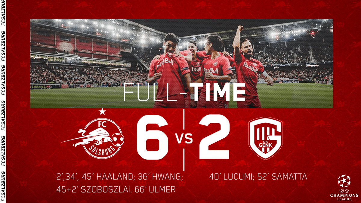 Fc Red Bull Salzburg Jp 試合終了 Fcレッドブル ザルツブルクにとってなんて歴史的なチャンピオンズリーグデビュー戦となったのでしょう 90分フル出場を果たした 南野拓実 選手は2アシストの活躍 奥川雅也 選手も後半17分から途中出場を果たし