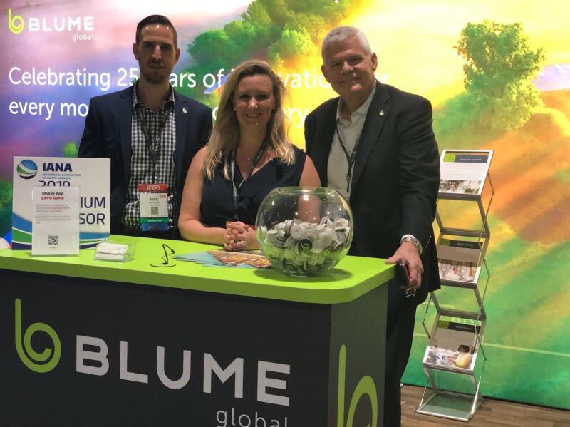 Blume_Global's tweet photo. Several #Blumers, including our SVP of Product Management Steve Dowse, are on the floor here at #IANAEXPO - stop by booth #512 for your chance to talk all things #supplychain with them! https://t.co/kNBPV5er1l