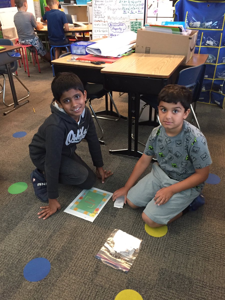 carolemgeiger's tweet photo. @carolemgeiger 3rd graders finally got a chance to play the division game!!! So much fun!!! #practicewhatyoulearn #mathisawesome #gamesaregreat @CreekviewRanch @dcjesd @CorrieTraynor @MsCorrinneClay https://t.co/gVp0FfGVaP