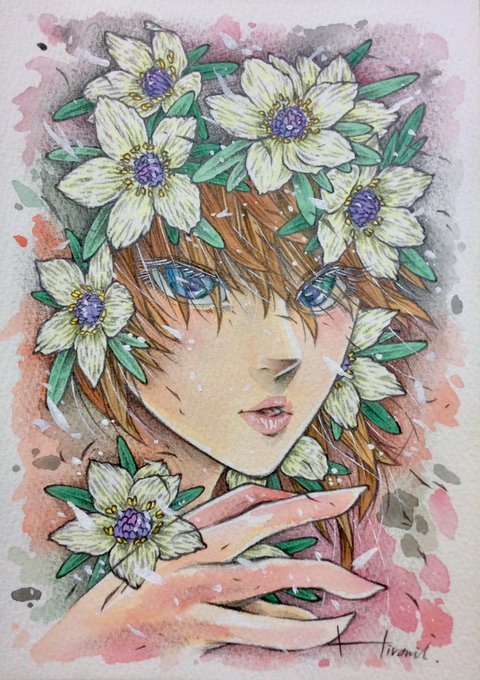 【節分草(セツブンソウ)】
-Evanthis pinnatifida-

「人間嫌い・拒絶・光輝」

#オリジナルイラスト #イラスト #絵 #女性画 #水彩画 #透明水彩 #花言葉 #drawing #illustration #watercolor #watercolorpainting #pencildrawing #pencilpainting #flowerlanguage #art 