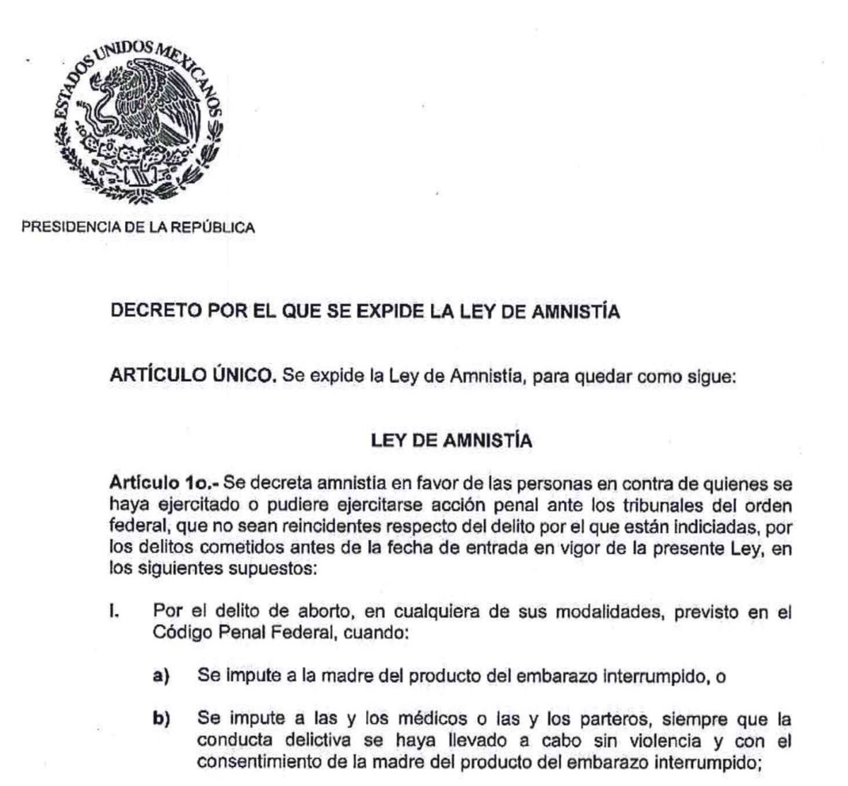 CarlosLeal's tweet photo. La #LeyDeAmnistia despenaliza el #Aborto a nivel Nacional y apoya a Clínicas abortistas! 

Es lamentable como los ProAborto de #Morena quieren matar bebés mintiendo al pueblo de México.

#NOalAborto
#SalvemosLas2Vidas 
#MexicoEsProVida https://t.co/IkBwOj6z4B