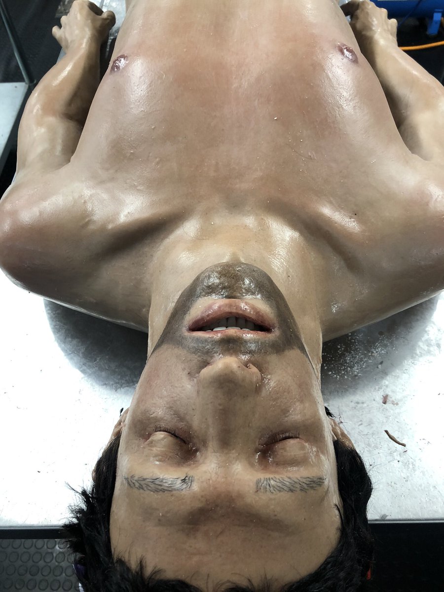 SIMBODIES's tweet photo. At Simbodies and Trauma FX we focus on creating medical manikins that look and feel lifelike and believable. 
Facial features, body and facial hair, skin textures and colouring. 

#simbodies #simulation #medical #trauma #teamtfx #hcsimweek2019 https://t.co/dL1yugAqG9