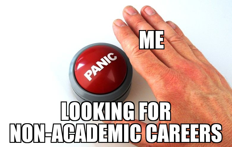 honest_grad's tweet photo. There needs to be more open discussion about non-academic career paths for graduate students. #gradschool #byeacademia https://t.co/R4AHO811Yj