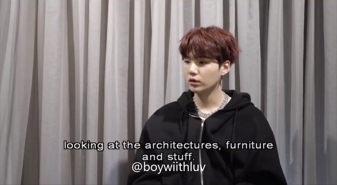 archivesyoongi's tweet photo. yoongi’s love for architecture is everything https://t.co/poooqQwp3M