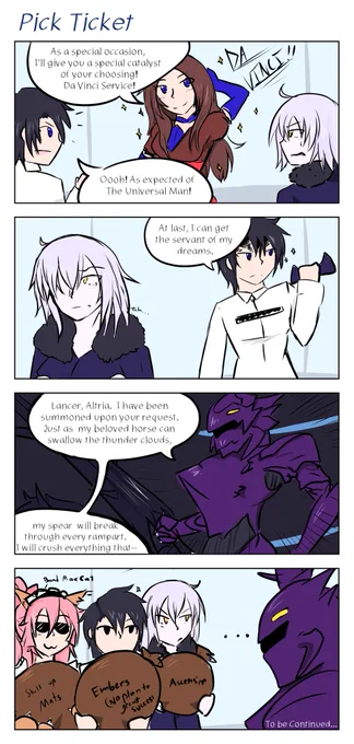 There was only one choice for me.

#FGO #FateGO 