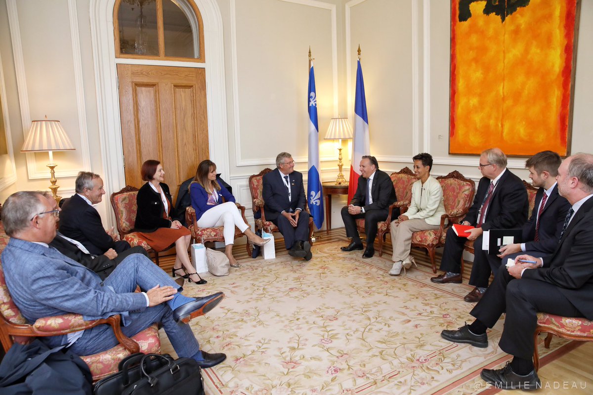 Francois Legault در توییتر Bonne Rencontre Avec Les Elus De La Delegation Du Senat Francais Nous Avons Discute De L Accord Canada Europe Et De La Necessite De Renforcer Davantage Nos Liens Economiques Notre