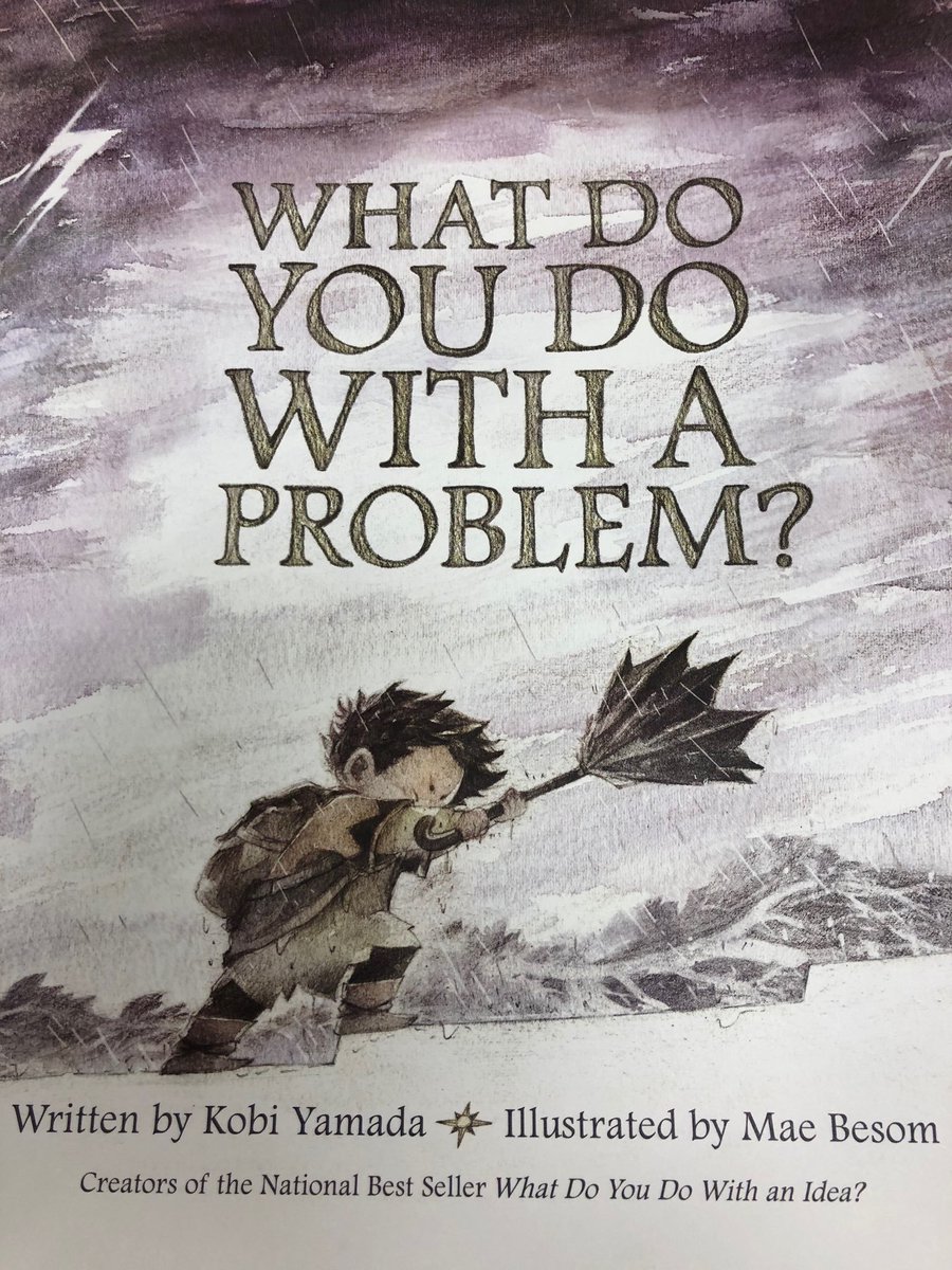 pqrowe's tweet photo. AWESOME read today with @DrKMcGee! Can't wait to read this book one day with my future class! 📚 #whatdoyoudowithaproblem https://t.co/BSPmW7tHmD