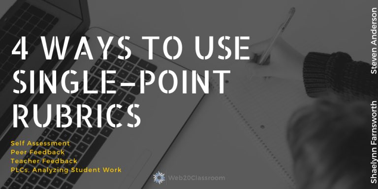 Looking at Student Work in PLCs is powerful. Adding a single-point rubric into the conversation helps keep the focus. 
Do you do this at your school? 

Read my new post w/ <a href="/web20classroom/">𝚂𝚝𝚎𝚟𝚎𝚗 𝚆. 𝙰𝚗𝚍𝚎𝚛𝚜𝚘𝚗</a> on Single-Point Rubrics: 4 ways to use them in your school shaelynnfarnsworth.com/2019/09/16/4-w…
#edchat