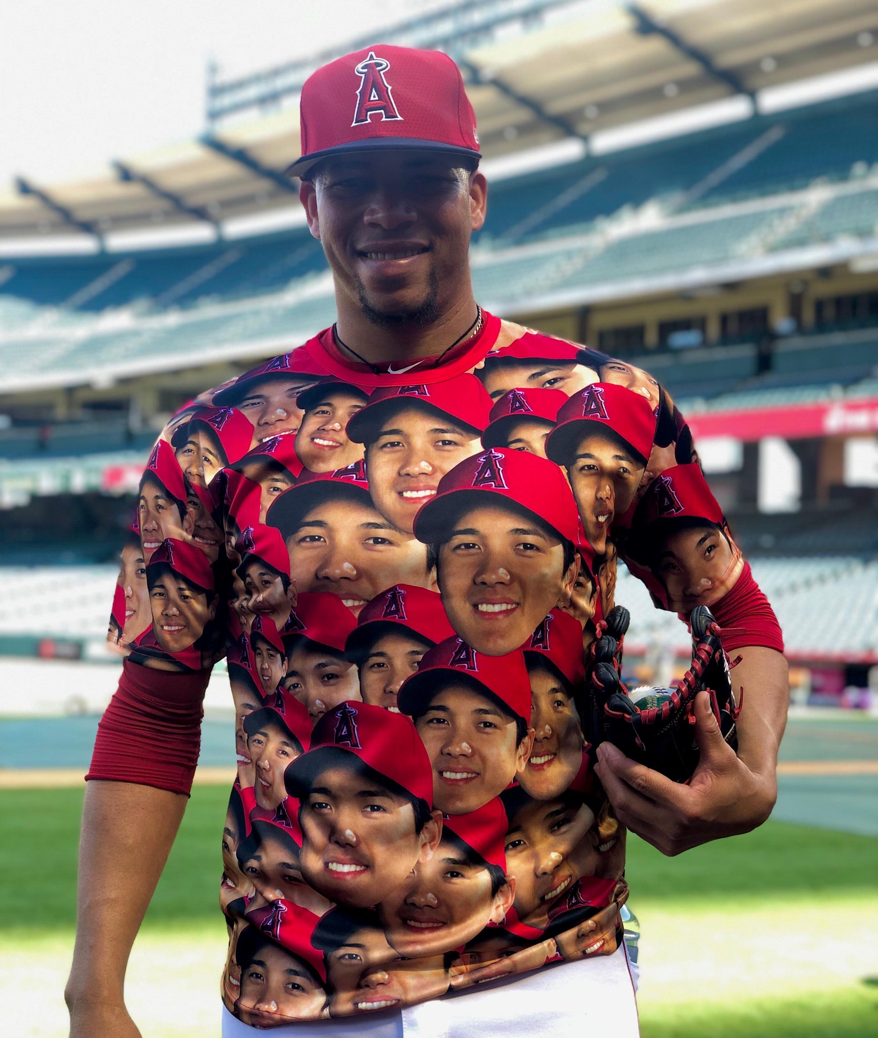 Los Angeles Angels on X: It's time to 𝘧𝘢𝘤𝘦 the fact that this shirt  would be a great addition to your wardrobe. The first 30,000 fans in  attendance next Tuesday, 9/24 will