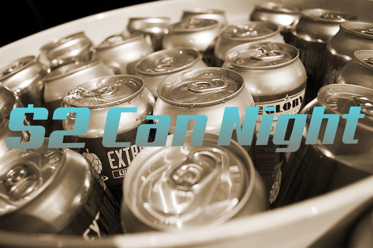 College night and $2 can night, the perfect match! Join us starting at 5pm 🍻 #mellowfellowreno