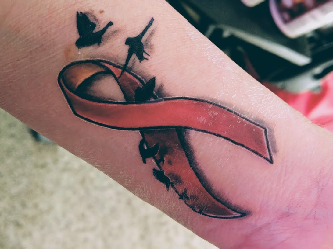 Docs Tattooz  Fuck Cancer is right Tattoo done today by  bigchuckdtattooist  Call for Bookings Walkins Welcome 3052894651  Est1999 Serving The Florida Keys for 19 years tattoos tattoo  marathonflorida floridakeys floridatattooartist 