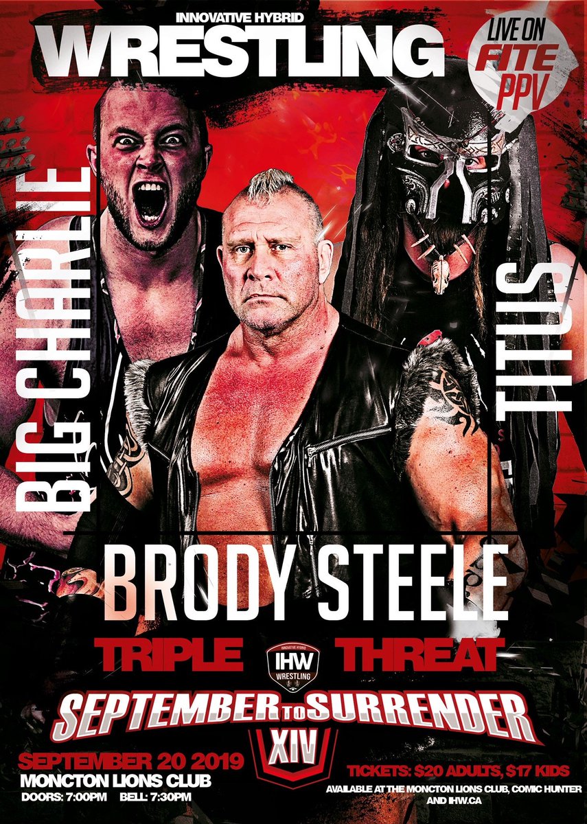 Triller_TV's tweet image. 🇨🇦 It's only the real deal when it comes from the Canadian Maritimes! 

🎆 @WrestlingIHW brings a high-level show from north the border, w/ #SeptembertoSurrender14.

All this &amp;amp; more:
Miles | Chantal
Hughes | MacIsaac
Chambers | Hicks

9/20- 6:30pm EST

🖱️ fite.tv/watch/septmber…