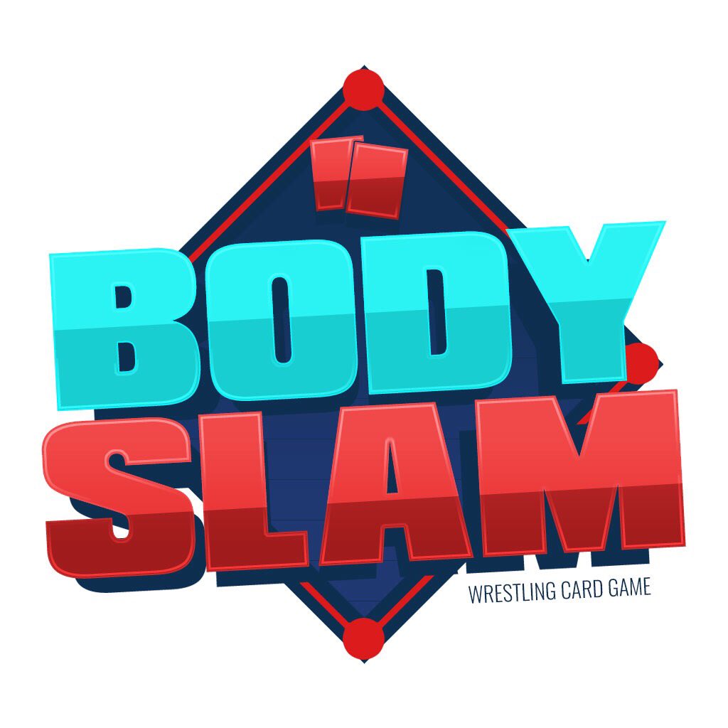bodyslamgame's tweet photo. I’ve been doing a lot of game balancing during my evenings this week, so I thought a break to work on another logo concept would be a nice break. #gamedev #logo #wwe #aew #njpw #wrestling #cardgames #gaming https://t.co/X3U3HtK5sC