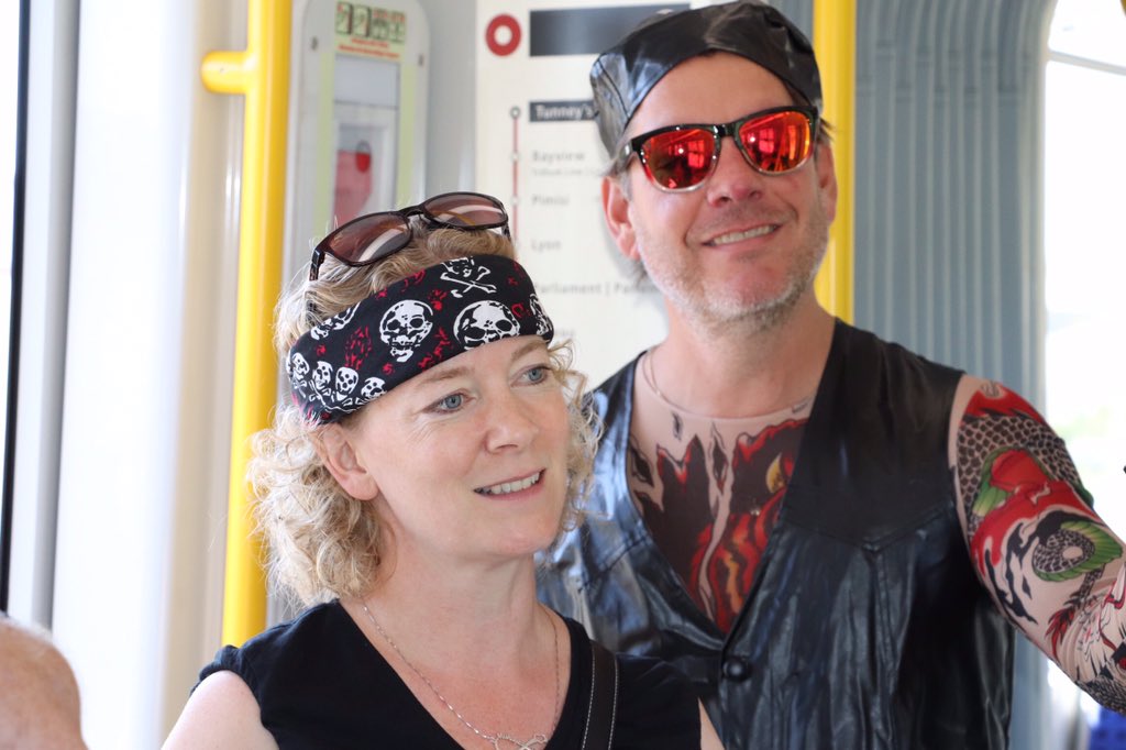 AlbertTawnia's tweet photo. Today as part of @HC2_SC2 @GCWCC_CCMTGC 2019 launch SEDs of Anarchy were Feeling good. Doing good. And last but not least LOOKING GOOD while peddling their Raukus attitude and raising tons of money for @HeartandStroke #BigBike. https://t.co/xEI8CDZ9EK
