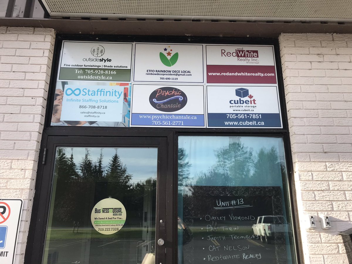 My new office in Sudbury !