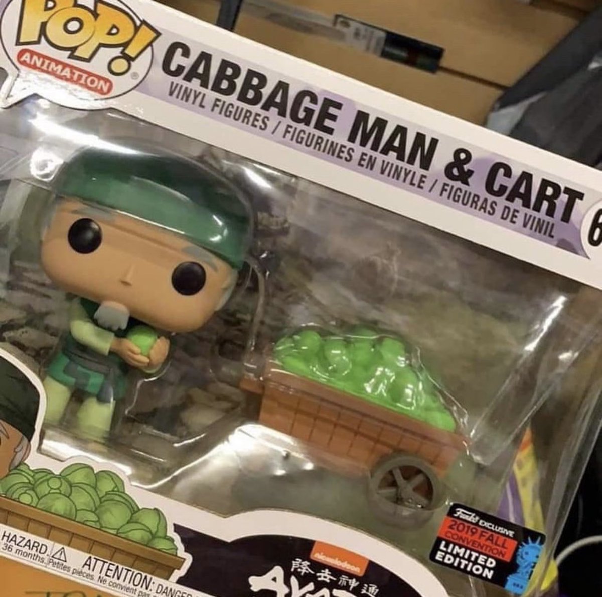 funko pop avatar cabbage man