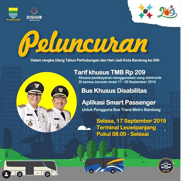 Salah satu hadiah untuk wargi Bandung menjelang Hari Jadi Kota Bandung ke 209.

Insya Allah akan ada surprise-surprise lain nya kanggo wargi Bandung tercinta

#bandungnuurang209 #mangoded #walikotabandung
