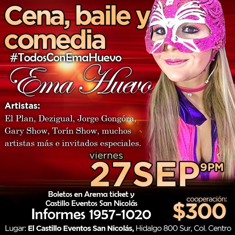 werasosa's tweet photo. Vamos ayudar a mi amiga @madeeleynA espero que el 27 de sep puedan ir!! 🙏🏼❤️ https://t.co/JkE4uybf2i