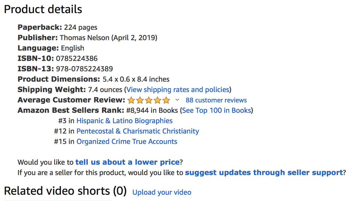 RealCaseyDiaz's tweet image. WOW!!! Thank you everyone. These numbers are pretty awesome. Very humbled and grateful for all the support out there from everyone of you. People continue to come to Christ through my book The Shot Caller. Its all Jesus!!! #PutHimFirst #JesusSaves #theshotcaller #bestseller