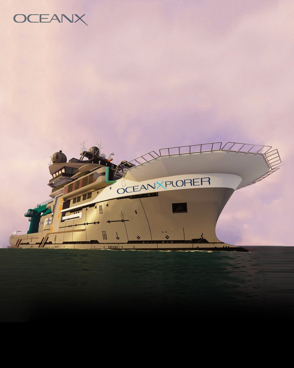 oceanx's tweet photo. And the name of our new ship is... #OceanXplorer. 

Thanks to everyone who entered. The winner, Jacob S, will take a sub dive with us later this year. 

We look forward to OceanXplorer's debut in early 2020, marking a new era in #oceanexploration for us and the world. https://t.co/Y94zoDrjFo