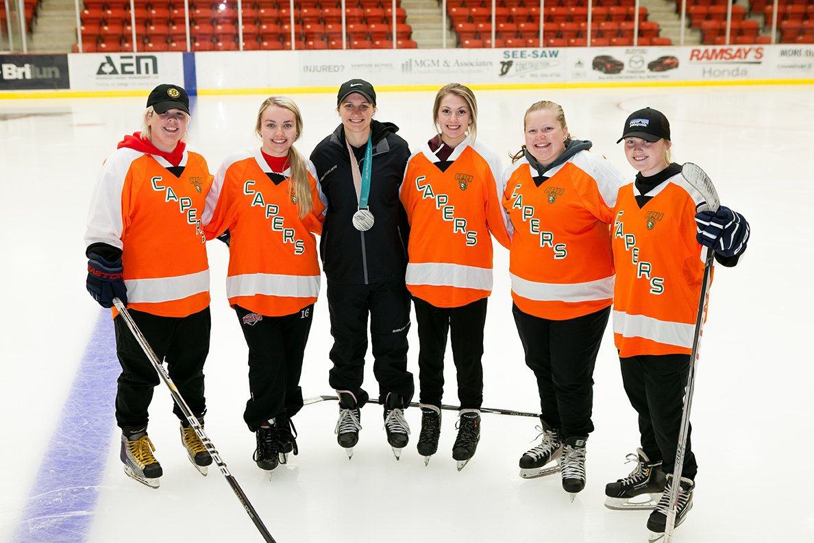 Exciting news! <a href="/gocapersgo/">CBU CAPERS</a>  just announced there will be a women's hockey club team at the University in 2019-2020!