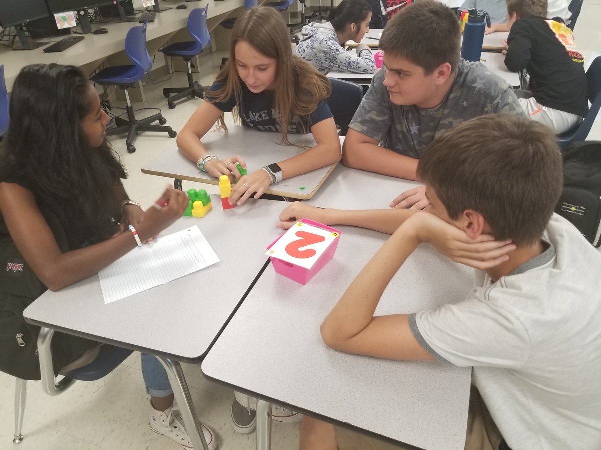 MsAllenTechTea1's tweet photo. Here's #whatsgoingoninnona in Ms. Allen's AP CS class. Today we explored the need for Programming Languages using blocks. Next stop coding in #javascript using @codeorg. They are so excited #FutureLeadersInTraining #ilovecs https://t.co/rihYZHv4T3