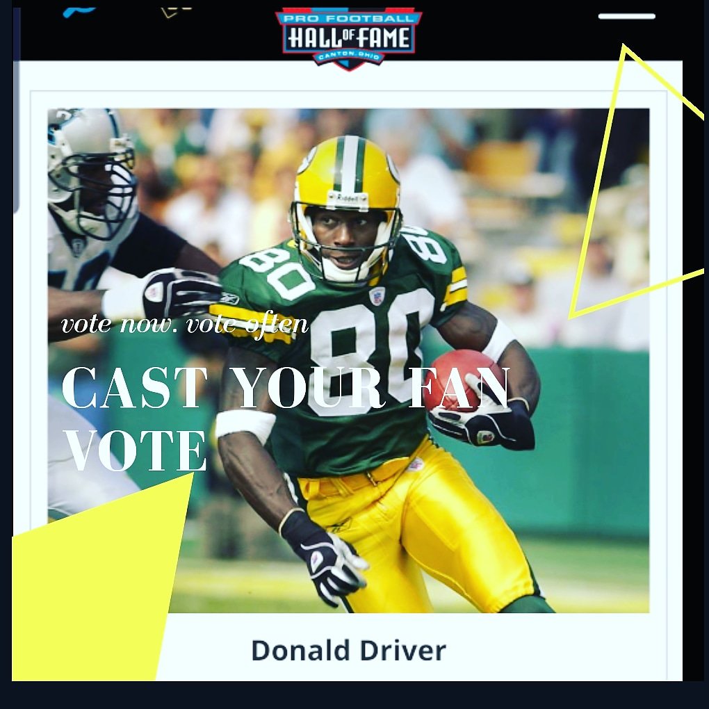 profootballhof.com/fanvote Keep on voting! <a href="/Donald_Driver80/">Donald Driver</a>