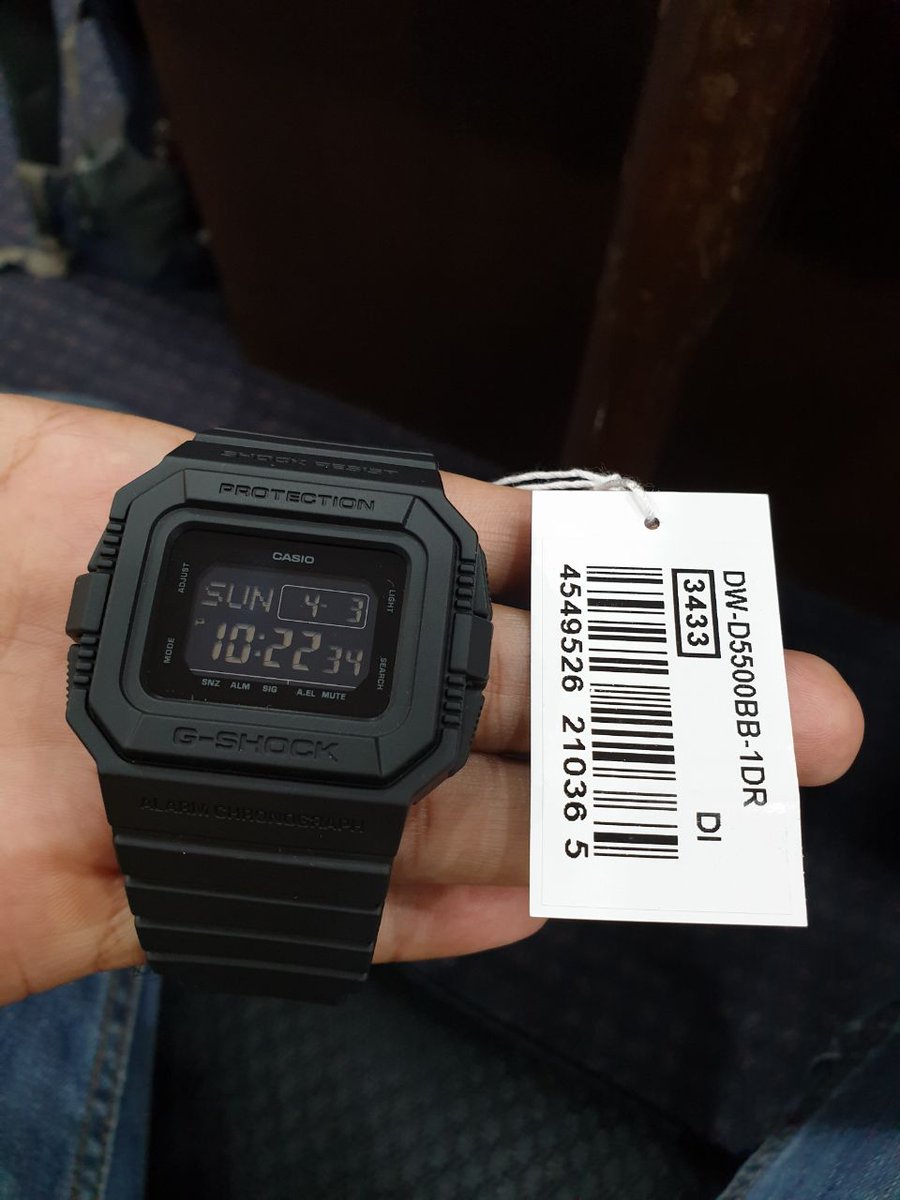 shock_kl's tweet photo. G-SHOCK ORIGINAL DW-D5500BB-1

Ready Stock. New In Box.
Cod di Saujana Utama Sungai Buloh Selangor. 

WHATSAPP 013-2449295. 

CHANNEL TELEGRAM G-SHOCK ORIGINAL
KLIK TO JOIN:---> https://t.co/YVIQD7UWQr https://t.co/TycQMTjCua