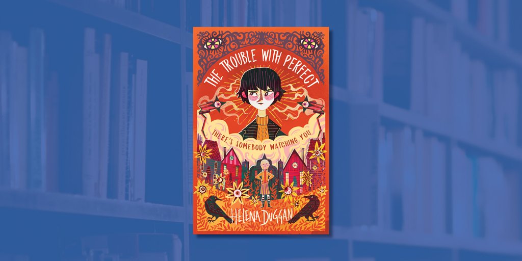 HarperCollinsCa's tweet photo. The perfectly quirky, creepy sequel to #APlaceCalledPerfect is here! #TheTroubleWithPerfect by @Heldideas will be loved by fans of Roald Dahl, Neil Gaiman and Tim Burton. https://t.co/DlF2qQ7Diq https://t.co/PH1Qgv4HHI