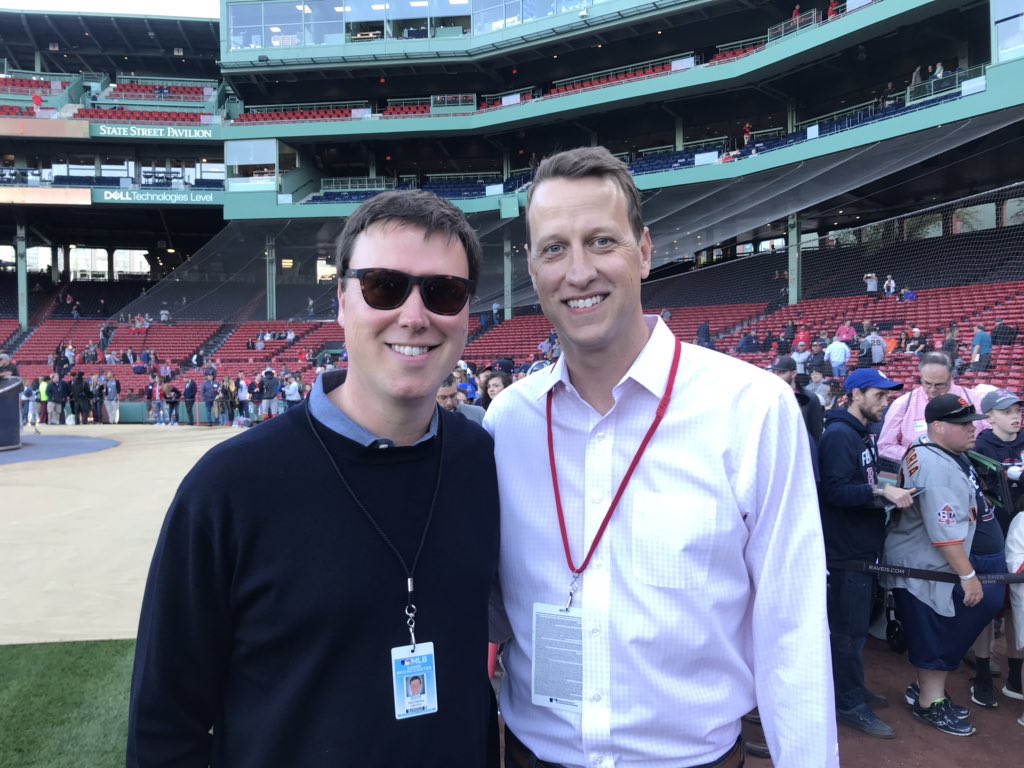 Will Flemming on Twitter: "This has been a spectacular year for me. But no  moment has been as cool as having my big brother @FlemmingDave at Fenway  tonight. Thinking of our parents