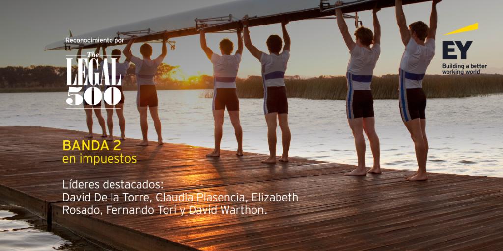 EYPeru's tweet photo. Estamos orgullosos de ser nuevamente reconocidos en el prestigioso The Legal 500, y seguir subiendo de rank. ¡Felicitamos a todos los profesionales del área de impuestos, y en especial al equipo de Transaction Tax reconocido como "excepcional" por parte de nuestros clientes. https://t.co/ORfkkP1am0