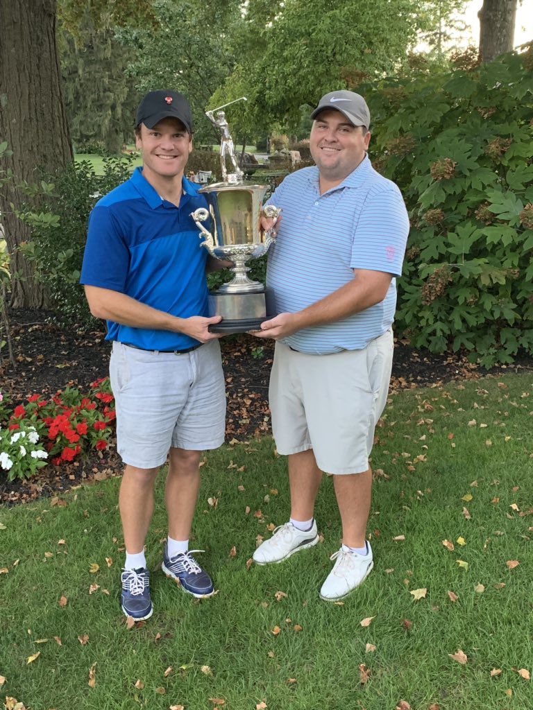 ohiogolf's tweet photo. Congratulations Bradley Shepherd and Brendan Jenkins 2019 Ohio Golf Assoc. 4 Ball Champions @BrooksideGolfCC https://t.co/cU3dJPhIeq