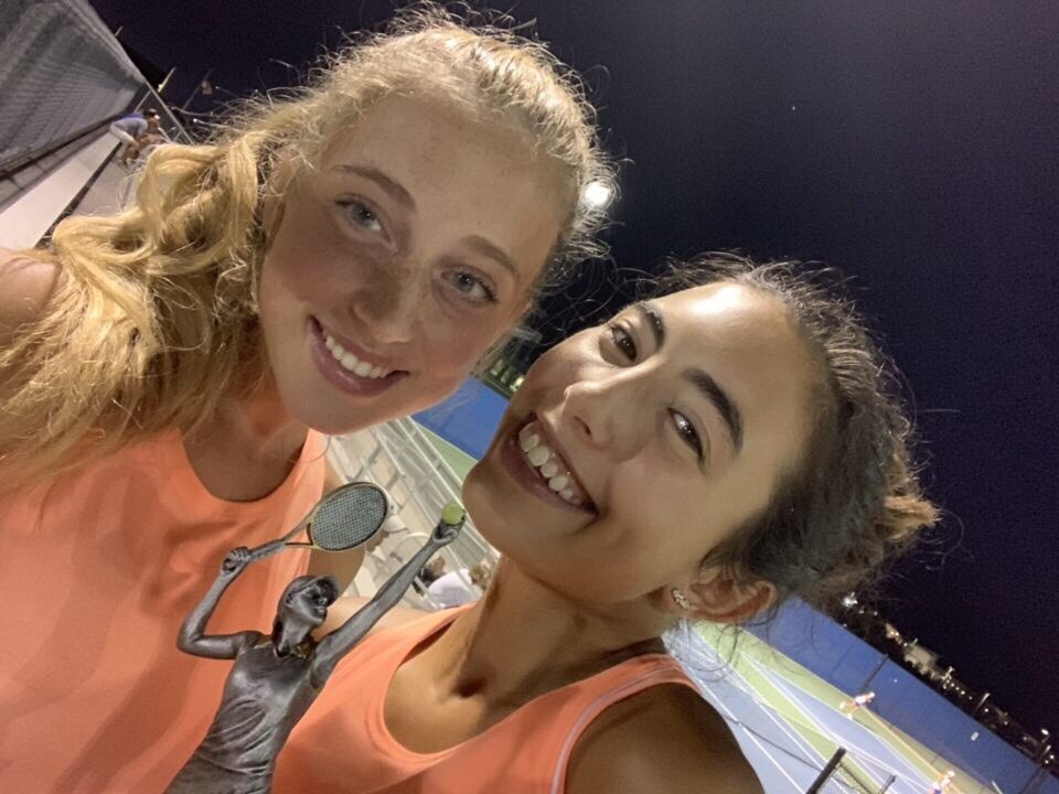 OE_Tennis's tweet photo. Some pics of the varsity girls bringing home the trophy for the second year in a row! #eastfeasted #babygotbackhand https://t.co/gDlWn8kzH1