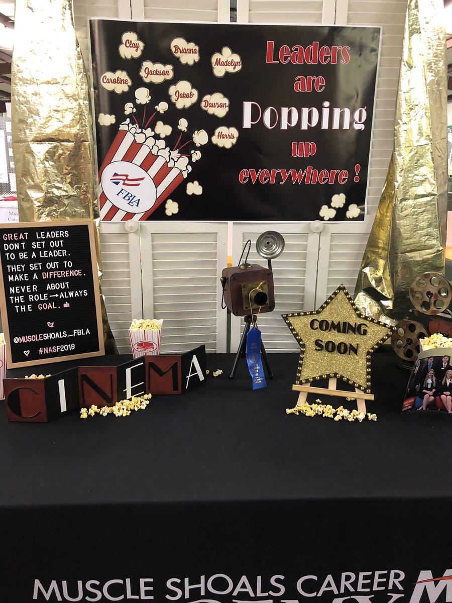 MSCA_FBLA's tweet photo. 1st Place! We are excited to share that we won in our North Alabama State Fair #NASF2019 Booth! @MSCareerAcademy @TrojansMSHS @MSCSTrojans #ClaimIt @T_Stonecipher @mrsawillingham @alabamacte @AlabamaFBLA @FBLA_National #FBLA https://t.co/Kd1i51yjkE
