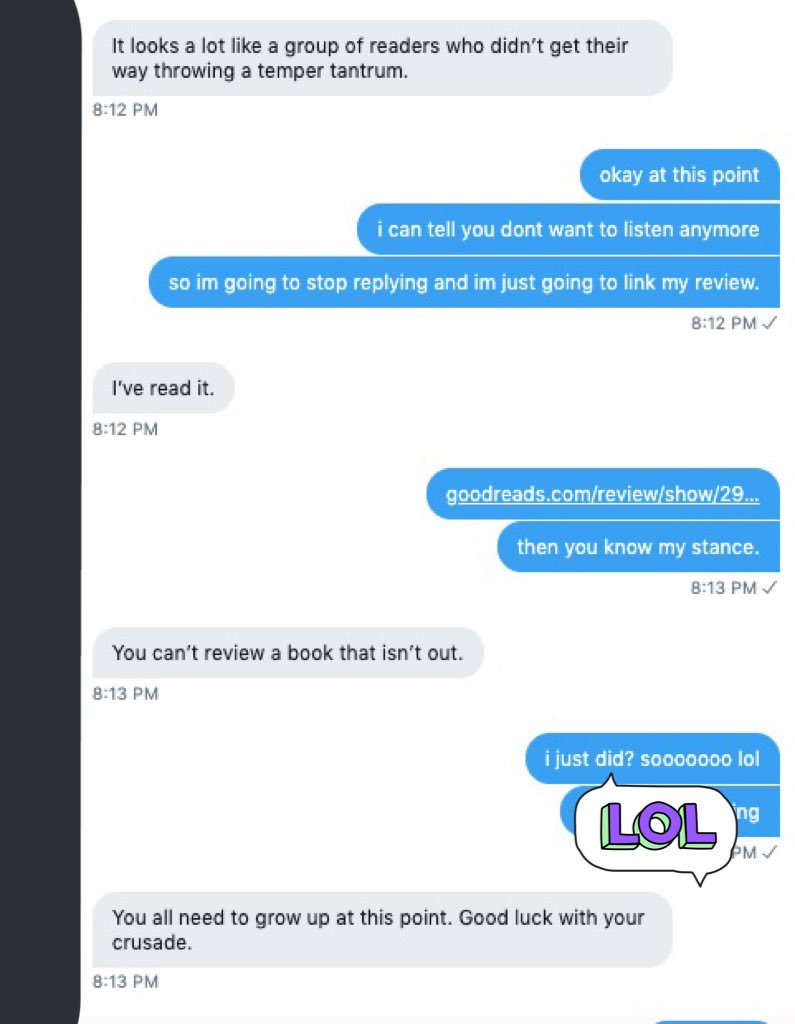 if you're going to try to reach out on my main account to hear my side of the story, then make sure you genuinely want to listen and not try to tell me that my feelings arent valid bc they are lol