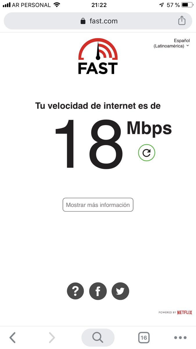 tinchofunk's tweet photo. @CableFibertel hola , quería saber por qué pago para navegar a 100 megas y navego a 18🤔 https://t.co/gpu0qk32T6