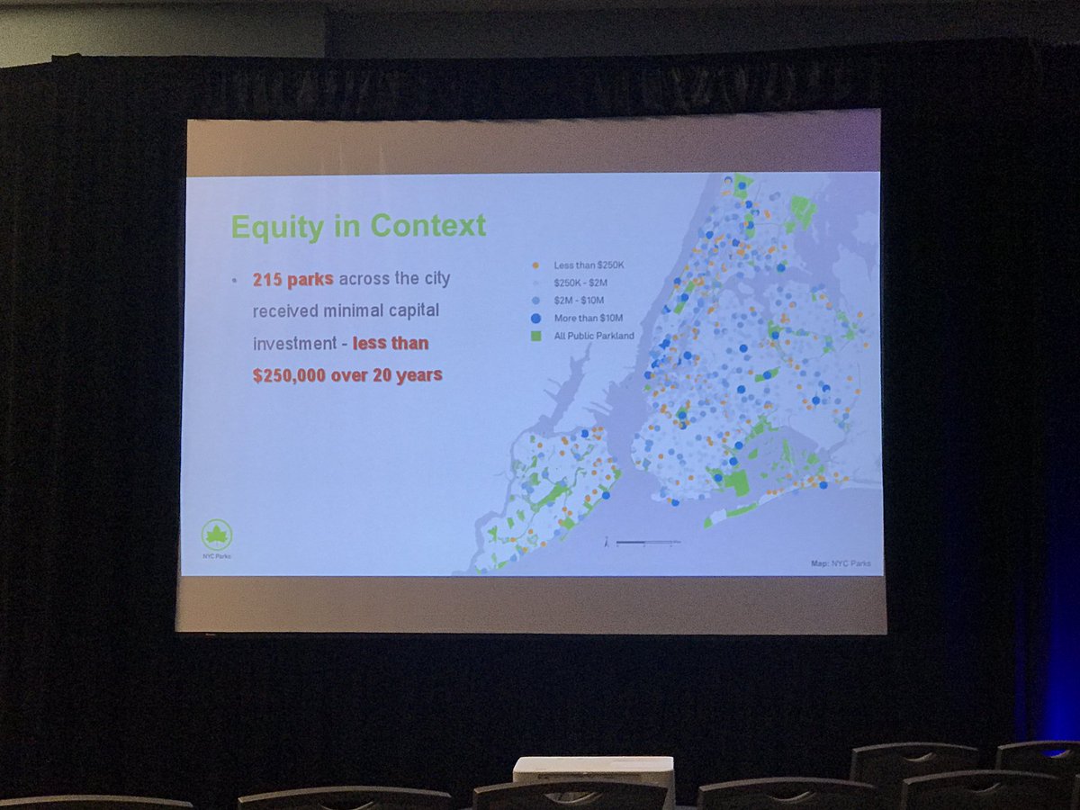 Always a great day when you get to catch up with Hon. ASLA <a href="/mitchell_silver/">Mitchell Silver</a> and attend his presentation on equitable park planning and  #ParksWithoutBorders <a href="/NYCParks/">NYC Parks</a> !
<a href="/NCRPA/">NCRPA</a> <a href="/SCRPA/">SC Rec & Parks Assoc</a> #NCSCPARKSCON <a href="/StewartInc/">Stewart</a>