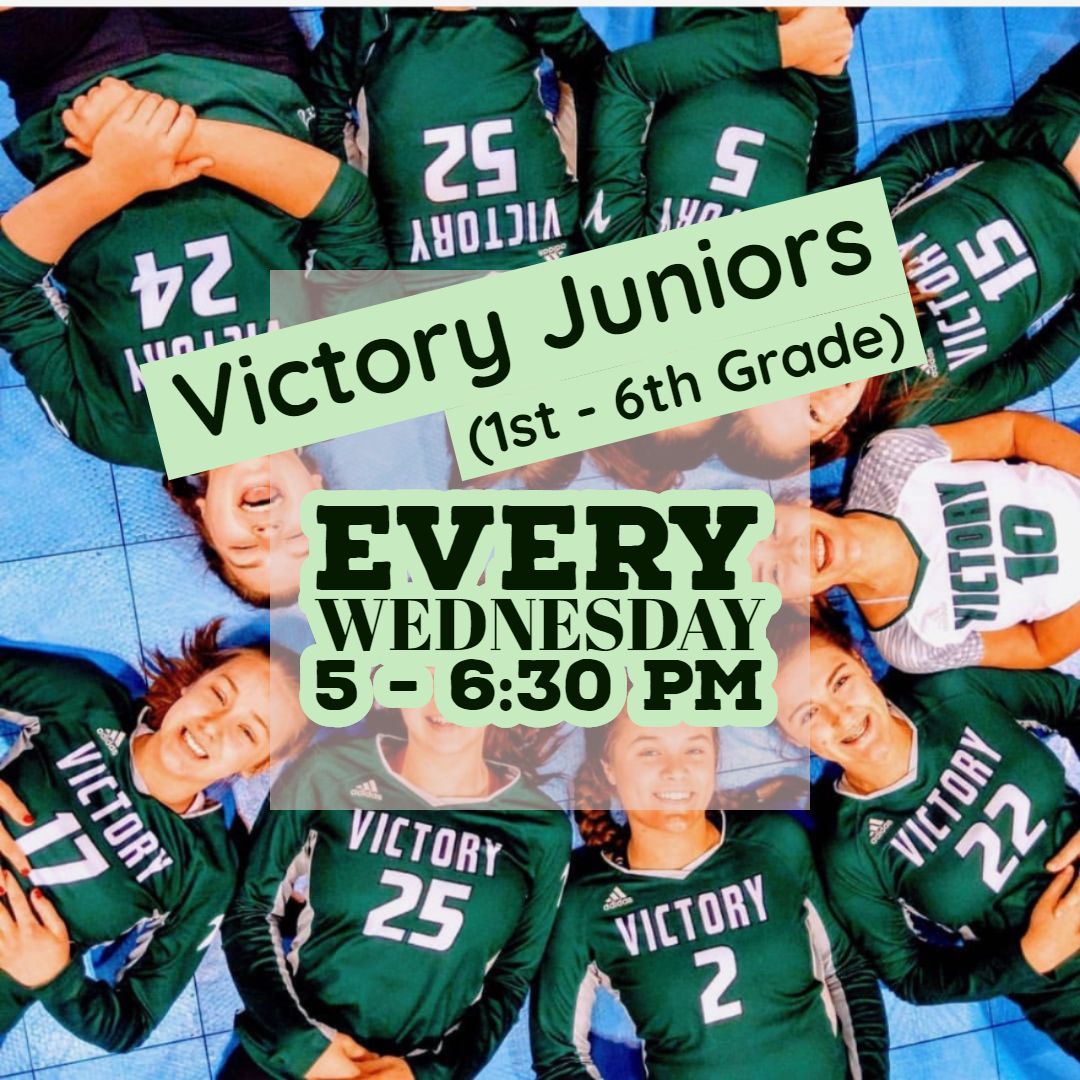 Don’t forget about Juniors! We are installing a new way to register &amp; pay!
• 1 month: $100
• 3 months: $225
• 12 months: 750 
And for our 10s, 11s &amp; 12s Victory Players- they can attend FOR FREE in September &amp; October. 
#livetowin #victoryjuniors #victoryvbc #ntrvolleyball