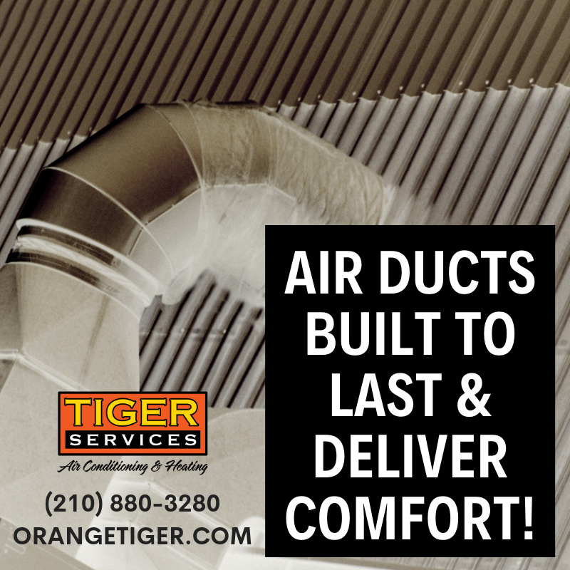 Poor AC efficiency can be linked to poor ductwork. Tiger Services specializes in providing professional ductwork to the residents of San Antonio and surrounding areas! orangetiger.com/air-ductwork-r… (210) 880-3280 #TigerServices #ac #satx #ductwork #comfort #cool #efficiency