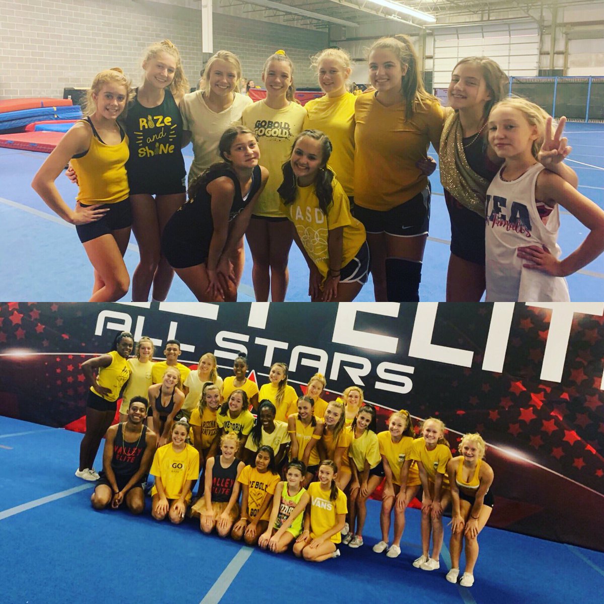 Love seeing these talented kids wear GOLD again tonight to support Childhood Cancer Awareness! 😍 #GoGold #ShowYourGold #ChildhoodCancerAwareness