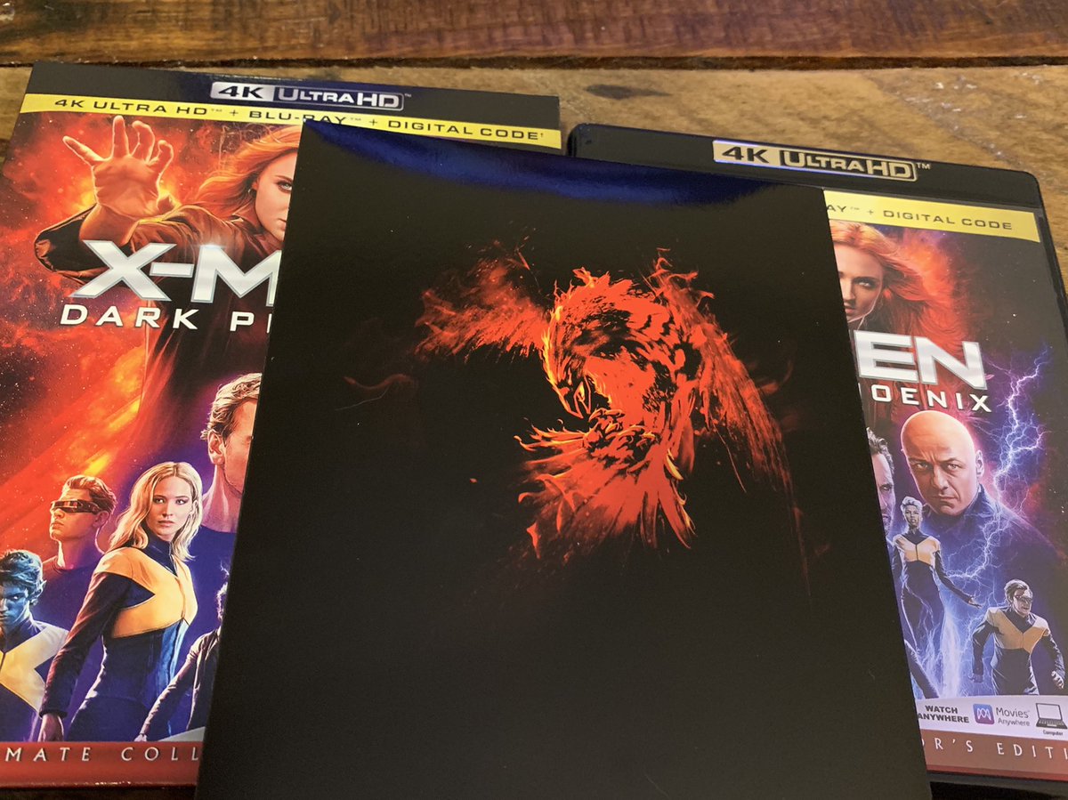 Picked up the #DarkPhoenix 4K from Wal Mart based solely on these art prints from @AfuaRichardson, @PlinaGanucheau, & @EmmaKubert. Totally worth it! #XMen #XMenDarkPhoenix