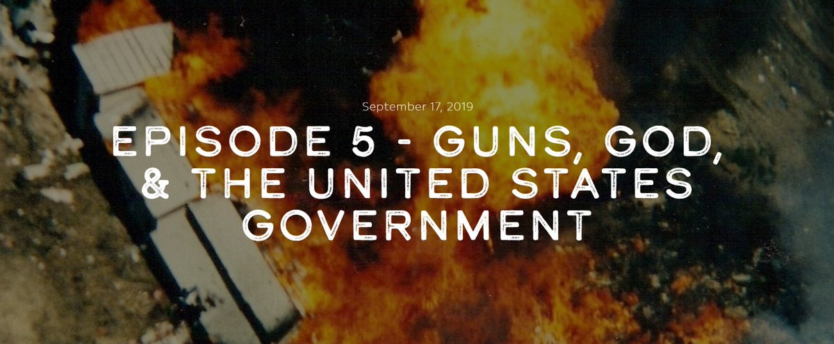 New episode of <a href="/CatastrophePod/">Catastrophe!</a> is up, and this time we cover the tragic conflagration of Guns, God &amp; the US Government that happened in Waco, Texas in 1993.

catastropheshow.com/episodes/gunsg…