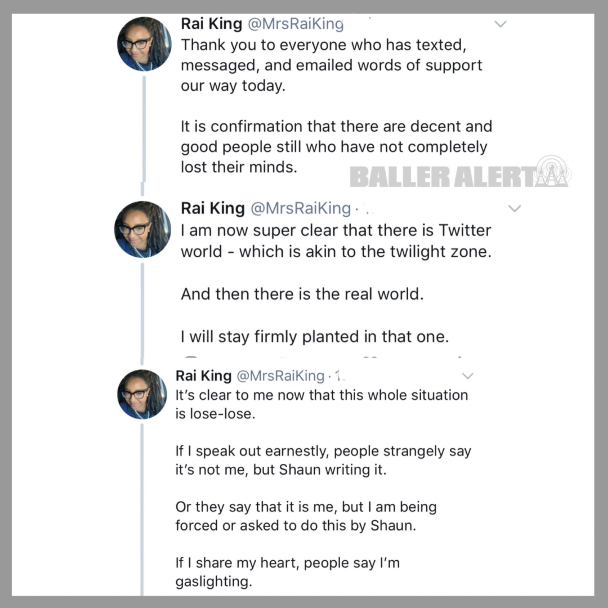 Balleralert A Twitter Shaun King S Wife Rai King Defends Him After Backlash Over Claims Of Stolen Fundraiser Money T Co Mga7muwpfi Twitter
