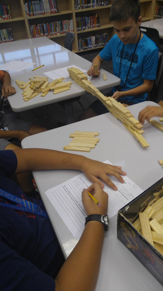 BIS_Robotics's tweet image. Refining the design process today in Robotics class with @KEVAplanks bridges. Our Brookside engineers did a great job! Thanks to @BIS_library!