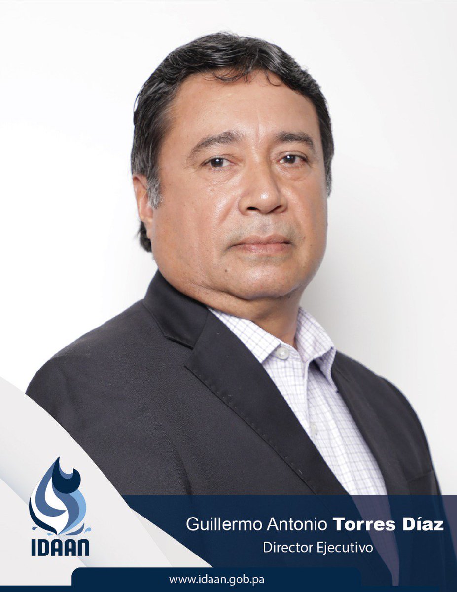 IDAANinforma's tweet photo. Ing. Guillermo Antonio Torres Díaz nuevo Director Ejecutivo de IDAAN. https://t.co/FMnDMjhfNT