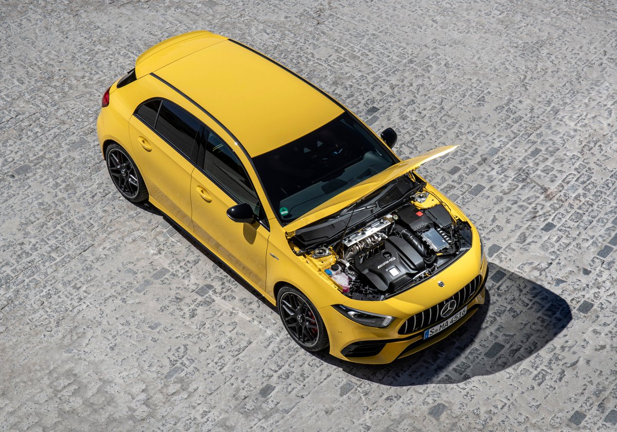 MercBenzNS's tweet photo. Instant Addiction! Marking the new entry-level to the world of driving performance, the all new Mercedes-AMG A 35 4MATIC delivers sports car dynamics in compact design. #A35 #AMG https://t.co/k7JvA14QTk